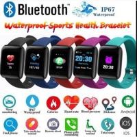 ราคา นาฬิกาเพื่อสุขภาพหน้าจอสี D13 SMART BRACELET smartband วัดความดัน วัดหัวใจ นับก้าว (4816672798)