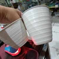 ราคา กระถางน้ําผึ้งขาว 12 ใบ กระถางน้ําผึ้งขาว กระถางคล้ายตัวต่อ (41755758843)