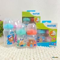 ราคา NATUR ขวดนมคอกว้าง สไมล์ พร้อมจุกนม (แพค 2 ขวด) (19981132731)