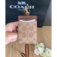 ราคา ป้ายคล้องบัตร COACH ID LANYARD IN SIGNATURE CANVAS (40617403643)