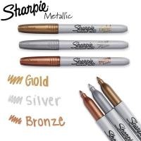 ราคา ปากกาชาร์ปี้ เมทาลิค ด้ามเดี่ยว/แพ็ค3ด้าม Sharpie Metallic Permanent Marker (2782057835)