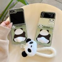ราคา SAMSUNG LUKENเคสโทรศัพท์สําหรับSamsung Galaxy Z Flip 6 5 4 3 OPPOค้นหาN2 Flip N3 Flipน่ารักPanda Hard PCปกหลังพร้อมโซ่สําหรับFlip3 Flip4 Flip5 Flip6 N2Flip N3Flip Z Flip 7 (43605763794)
