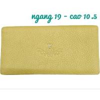 ราคา [Brand] IVAN กระเป๋าสตางค์ใบยาวผู้หญิงหนังแท้หนาเนียนใหม่สีเหลืองมะนาว (44114542250)