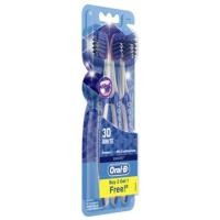 ราคา แปรงสีฟัน ออรัล-บี ทรีดี ไวท์ Oral-B 3D White Toothbrush Soft แพ็ค 3 คละสี (4366256382)