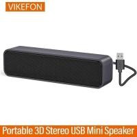 ราคา C VIKEFON Portable 3D Stereo USB Mini Speaker Powered With Dual Speaker Built-In Decoding Sound Car (43029807708)