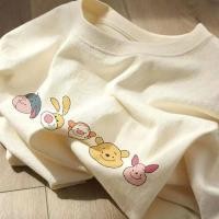 ราคา 【จัดส่งภายใน 24 ชั่วโมง】 เสื้อยืดเด็ก / ลายวินนี่เดอะพูห์ / ผ้าฝ้าย 100% / ขนาดเหมาะสำหรับเด็กอายุ 1-12 ปี (44478171494)