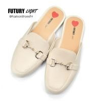 ราคา [No.1919] Defect Sale!! ⭐️ มี ไซส์ 36-41 FUTURY ของแท้ รองเท้าแตะยางแบบสวมเปิดส้น แต่งอะไหล่ (เพิ่ม1-2ไซส์จากปกติ) (5035952027)