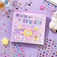 ราคา พร้อมส่งจากไทย! สมุดสติกเกอร์ สติกเกอร์ตกแต่ง สติกเกอร์ติดเล็บหรือติดสิ่งของ ติดสมุดก็น่ารัก 1 เล่มมี 25 แผ่น 2,000 ชิ้น (51502503256)