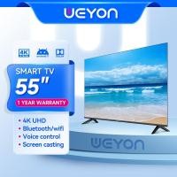 ราคา WEYON (50 นิ้ว/55 นิ้ว) 4K Ultra HD Android 11 SMART TV 4K Wifi/Youtube/Nexflix (16694168244)