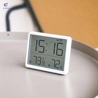 ราคา นาฬิกาแขวน CORSAKI หน้าจอ LCD ขนาดใหญ่จอแสดงผลดิจิตอลนาฬิกาปลุกดิจิตอลการตรวจจับความชื้นเครื่องวัดอุณหภูมิห้องแม่เหล็กบางเฉียบใช้ในบ้าน (42229907171)