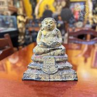 ราคา รูปหล่อพระสังกัจจายน์ ยุครัตนะ สวยมาก งานเก่าหายากมากๆ เนื้อทองเหลืองปิดทอง (26755511655)