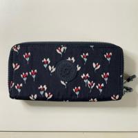 ราคา kipling กระเป๋าสตางค์ใบยาว 2 ซิป (used like new) (48300291456)