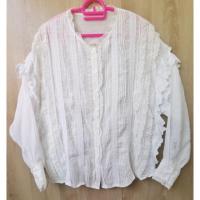 ราคา F656 เสื้อแต่งลูกไม้ด้านหน้าแขนยาวแต่งลูกไม้ไซส์ใหญ่ (27522682563)