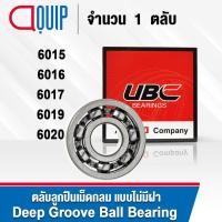 ราคา UBC 6015 6016 6017 6019 6020 ตลับลูกปืนเม็ดกลม ร่องลึก แบบไม่มีฝา OPEN ( Deep Groove Ball Bearing ) (20582280789)