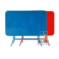 ราคา โต๊ะพับหน้าเหล็ก 4 ฟุต ขาเหล็กกลม ขนาด 116.3x71x76 cm. | โต๊ะพับอเนกประสงค์ โต๊ะร้านอาหาร จัดเก็บง่าย (42620297224)
