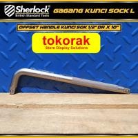 ราคา SHERLOCK OFFSET HANDLE SOCKET WRENCH - 1/2" DR X 10" SOCKET WRENCH (27009943339)