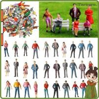 ราคา TARSURETH 10/100ชิ้นโมเดลอาคารคนตัวเลข,1:30 1:100 1:200 Scale Different Poses Passengers Stand/Sit People Model,ผสมสีABS Train Sceneryตุ๊กตาจําลอง (46808524968)