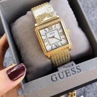 ราคา F.A Guess าว่าแท้100% นาฬิกาข้อมือผู้หญิงสายตาข่ายหน้าปัดเหลี่ยมเพชรแฟชั่นค่ะ W0826L2 - 28MM (28755958268)