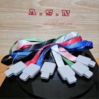 ราคา GANTUNGAN ID Card Lanyard ดึงรุ่น ID Card Lanyard ลาย Motif ID Card Holder (54107188624)