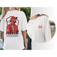 ราคา เสื้อยืด Ferrari F1 Lewis Hamilton พร้อมส่ง เสื้อ unisex ผ้าฝ้าย 100% สำหรับแฟนกีฬาแข่งรถ F1 เสื้อทีม Ferrari (56955059875)