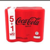 ราคา โค้กซิโร่ กระป๋อง(แพ็ค6)325มล (27511577698)