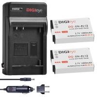 ราคา EN-EL12 b ENEL12 Battery + Charger Kits for Nikon Coolpix A1000 B600 W300 A900 AW100 AW110 S6300 (28208977794)