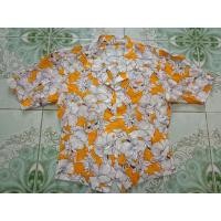 ราคา เสื้อวินเทจ ลายดอกโทนเหลืองทองสดใส มือสอง✌️ (19292337148)