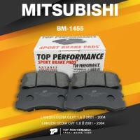 ราคา TOP PERFORMANCE (ประกัน 3 เดือน) ผ้าเบรค หน้า MITSUBISHI LANCER CEDIA 1.6 & 1.8 ปี 01-04 - MADE IN JAPAN BM 1455 / BM... (12528469020)