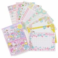 ราคา กระดาษโน๊ต + สติกเกอร์30ชิ้น SANRIO CHARACTERS (685303570)