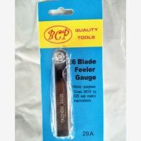 ราคา BCP ฟิลเลอร์เกจเกจตั้งวาล์ว 26 ใบ/ชุด Feeler Guage (1464636759)
