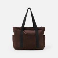ราคา Carry All V1 Corduroy Totebag สีน้ําตาลเข้ม Common Days (57160329584)