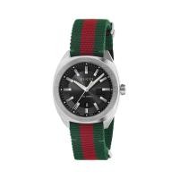 ราคา GUCCI GG2570 BLACK DIAL GREEN RED YA142305 41MM WATCH (BRAND NEW IN BOX) Men's Watches ผู้ชาย/นาฬิกา (26587648233)