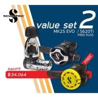 ราคา SCUBAPRO-Regulator Set 2=MK25EVO/S620Ti/R105 (25781411780)