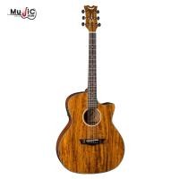 ราคา Dean รุ่น Exotica Koa Acoustic Electric Guitar กีต้าร์โปร่งไฟฟ้า (12132277598)