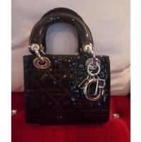 ราคา Lady dior 8" หนังแก้ว มือสอง งานhi-end (492998571)
