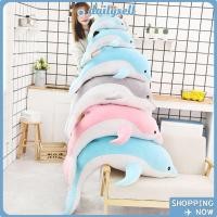 ราคา ของเล่นตุ๊กตาปลาโลมาเดลี่, หมอนปลาโลมานุ่มขนาด 30/ 50 ซม., ของขวัญเด็กสีฟ้าสีชมพูสีเทา หน้า ผ้าฝ้ายเติมโซฟาเบาะ (52808985165)