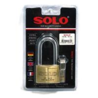 ราคา SOLO กุญแจ แม่กุญแจ กุญแจล็อค ทองเหลือง NO.123 BL - 50 มม. ห่วงยาว (5463284254)