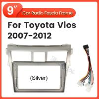 ราคา รถวิทยุสเตอริโอ Fascia 2Din กรอบสําหรับ Toyota Vios Yaris 2007 2008 - 2012 แผง Dash เครื่องเล่น DVD อะแดปเตอร์สาย Dash Fascia ชุด​ (43151960487)