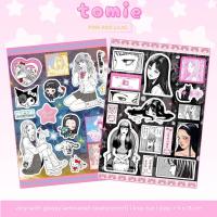 ราคา แผ่นสติ๊กเกอร์ Tomie Junji Ito | Deco Sticker ญี่ปุ่นกันน้ํา (29694242205)