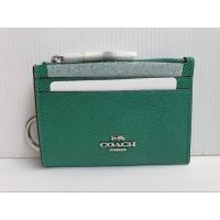 ราคา แท้!! 100% กระเป๋าพวงกุญแจใส่บัตร เหรียญ Coach mini id skinny ใหม่ (18475000291)