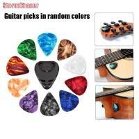 ราคา [Storm-t] 10 ชิ้น Plectrums 1 Pi Holder กีต้าร์โปร่ง Celluloid ไฟฟ้า Pis สีสันสดใส (53107605669)