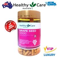 ราคา Healthy Care Grape Seed Extract 12000 300 Capsules exp08/2026 (24663187908)