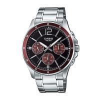 ราคา Casio Standard นาฬิกาข้อมือผู้ชาย สายสแตนเลส รุ่น MTP-1374,MTP-1374D,MTP-1374D-5,MTP-1374D-5A - สีเงิน (2089836423)