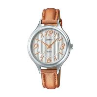 ราคา Casio Standard นาฬิกาข้อมือผู้หญิง สายหนัง รุ่น LTP-1393L-7A2 - สีน้ำตาล (577319234)
