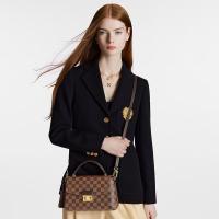 ราคา ❗️งานจริงสวยมาก❗️กระเป๋า LV Croisette damier หนังแท้ มือสอง (29912517143)