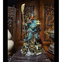 ราคา เทพเจ้ากวนอู. เนื้อทองเหลืองสูง 80 cmซม. ขนาด 40×35cm (55657616805)