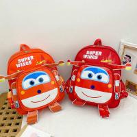 ราคา Super Wings Schoolbag Kindergarten Children Cartoon Backpack Little Girl Baby Boy 2-7 Years Old Egg Shell Backpack 0dPB (28564147199)