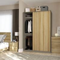 ราคา Koncept Furniture ตู้เสื้อผ้าบานเลื่อน รุ่น Blox สีไม้อ่อน (150x60x210 ซม.) แบรนด์ KONCEPT FURNITURE (24269154129)