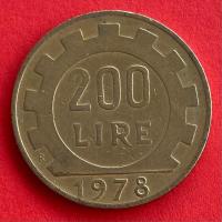 ราคา เหรียญอิตาลี Italy Italy 200 lire ปี 1978 เหรียญต่างประเทศ (20080293984)