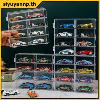 ราคา SIYUY 1:64 Scale Car Model Storage Box 8 Slot Clear Display Shelf Toy Car Dust Storage Container For Toys Collection, (43530730496)